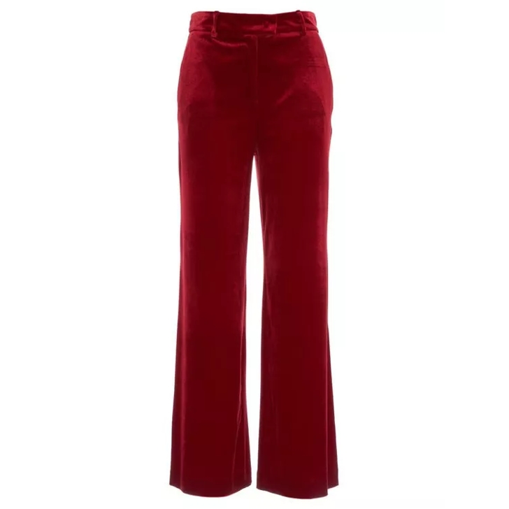 Gender - Pantaloni in velluto rosso - Pantaloni