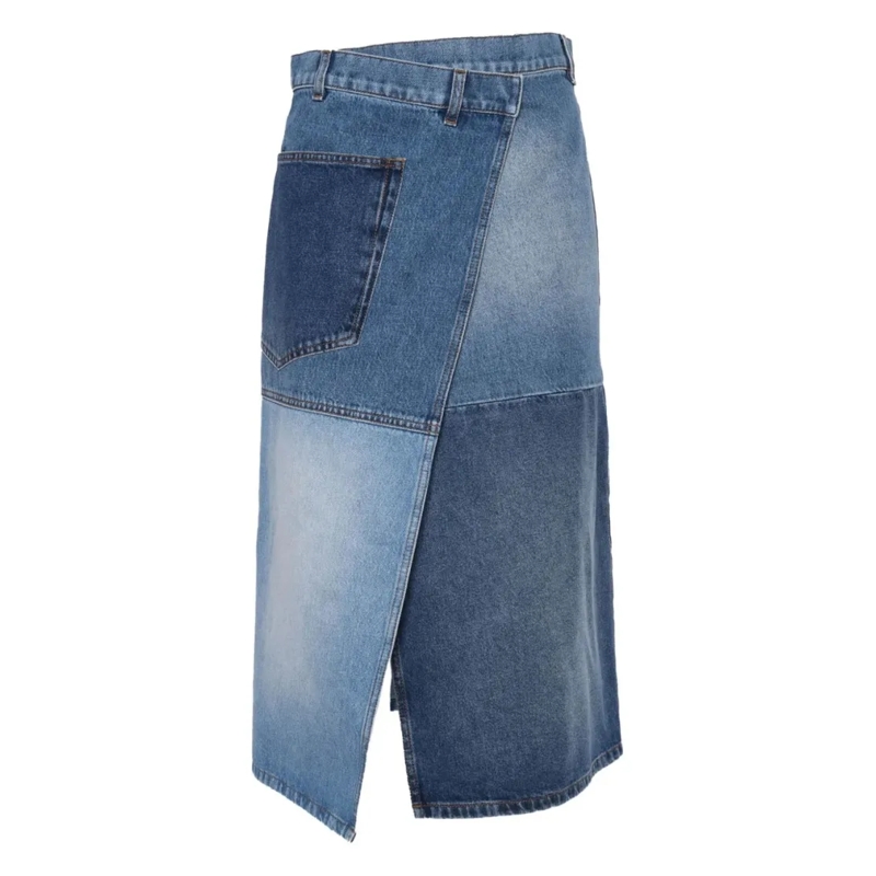 Philosophy Di Lorenzo Serafini Jeansrock Smooth Silhouette Philosophy Skirt With Clean Fini Blue