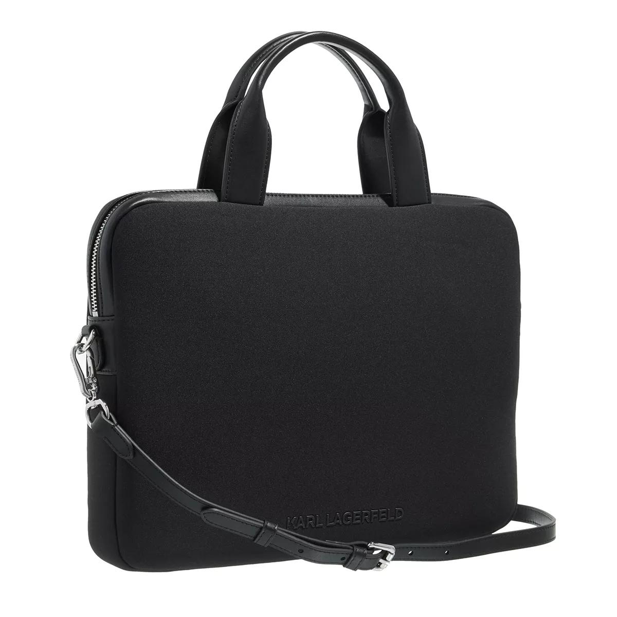 Karl Lagerfeld K/ikonik 2.0 Laptop Bag in Black for Men