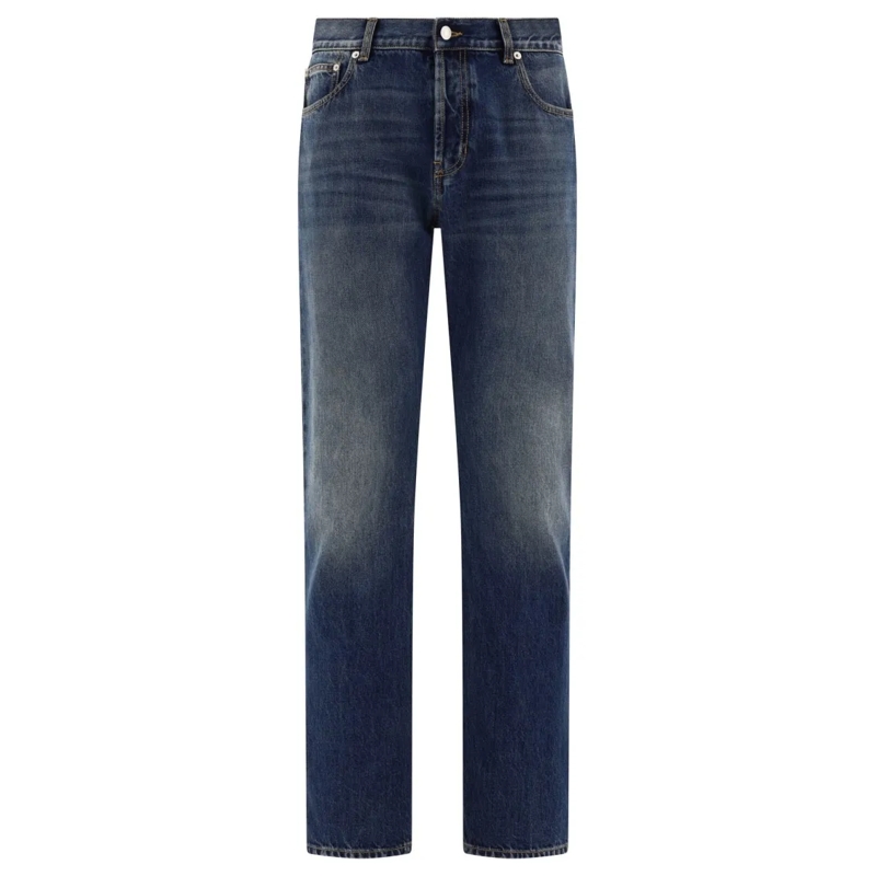 Alexander McQueen Jeans Regular Fit Denim Jeans Blue