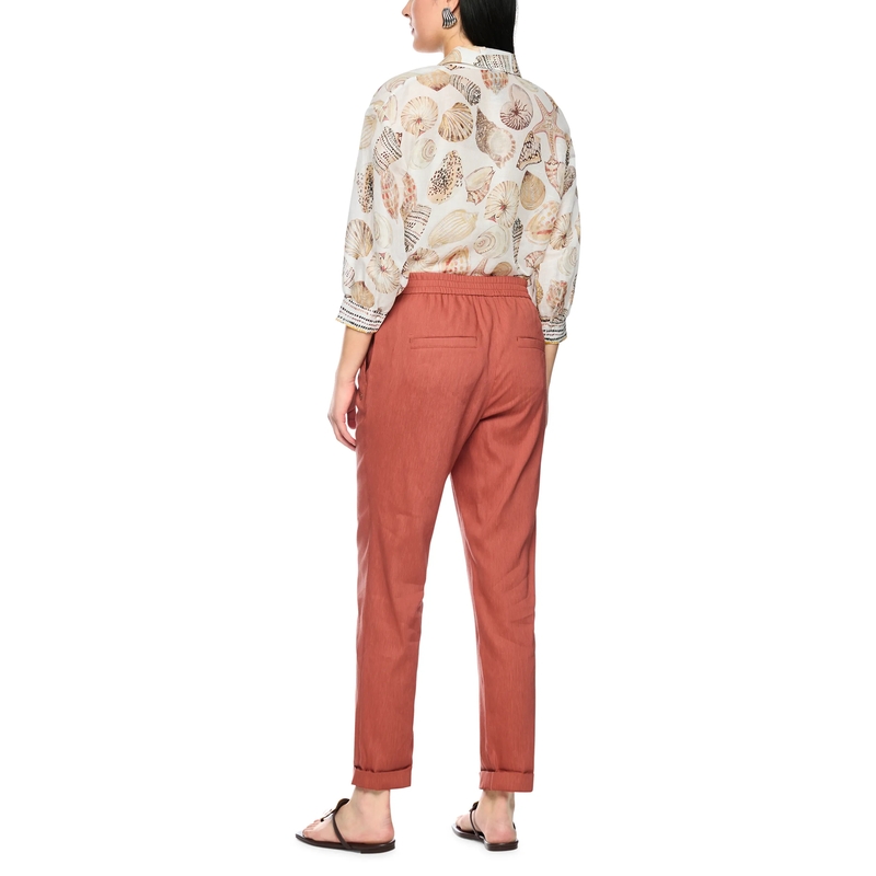 Marc Cain Pantalon en tissu Hose RHODOS etruscan red(Image 3)
