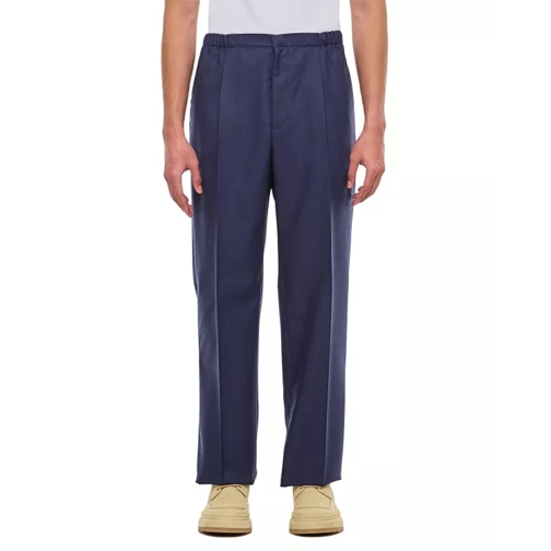 Fendi Herbs Dyed Pants Blue 