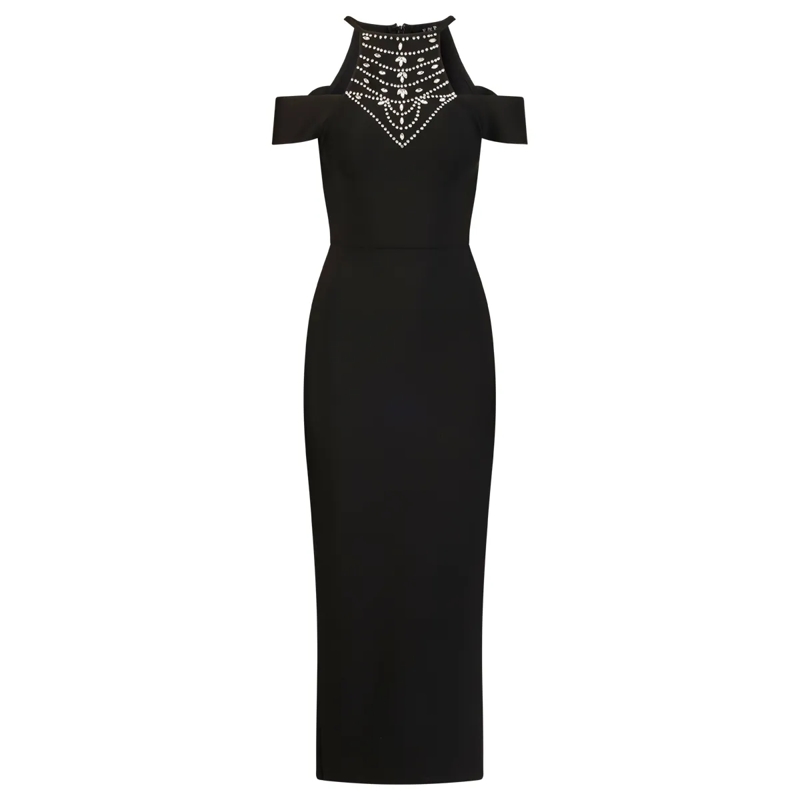 Kraimod Abendkleid Bandagekleid schwarz