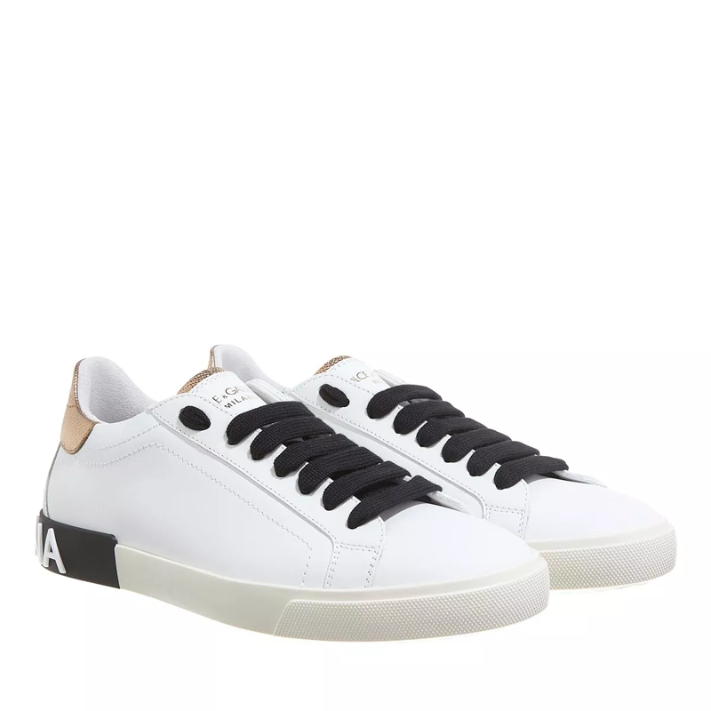 Dolce&Gabbana Low-Top-Sneaker Portofino Sneakers Vintage White