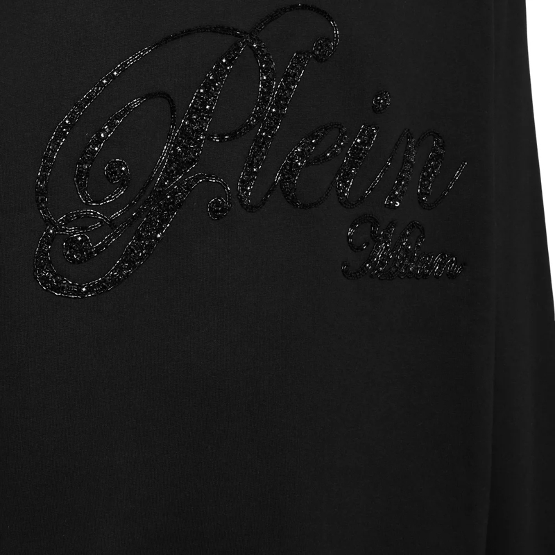 Philipp Plein Top Hoodie Mit Schmucksteinen schwarz(Image 5)