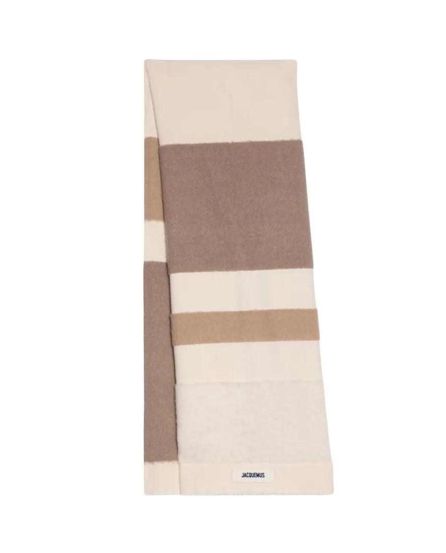 Jacquemus Tücher & Schals - Arazzo Wool Scarf - Gr. unisize - in Braun - für Damen