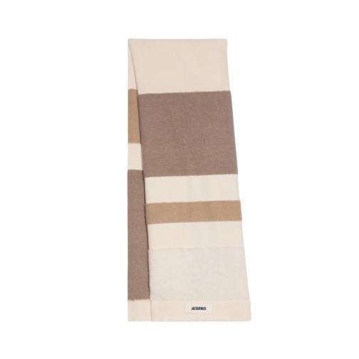 Jacquemus Lichtgewicht Sjaal Arazzo Wool Scarf Brown