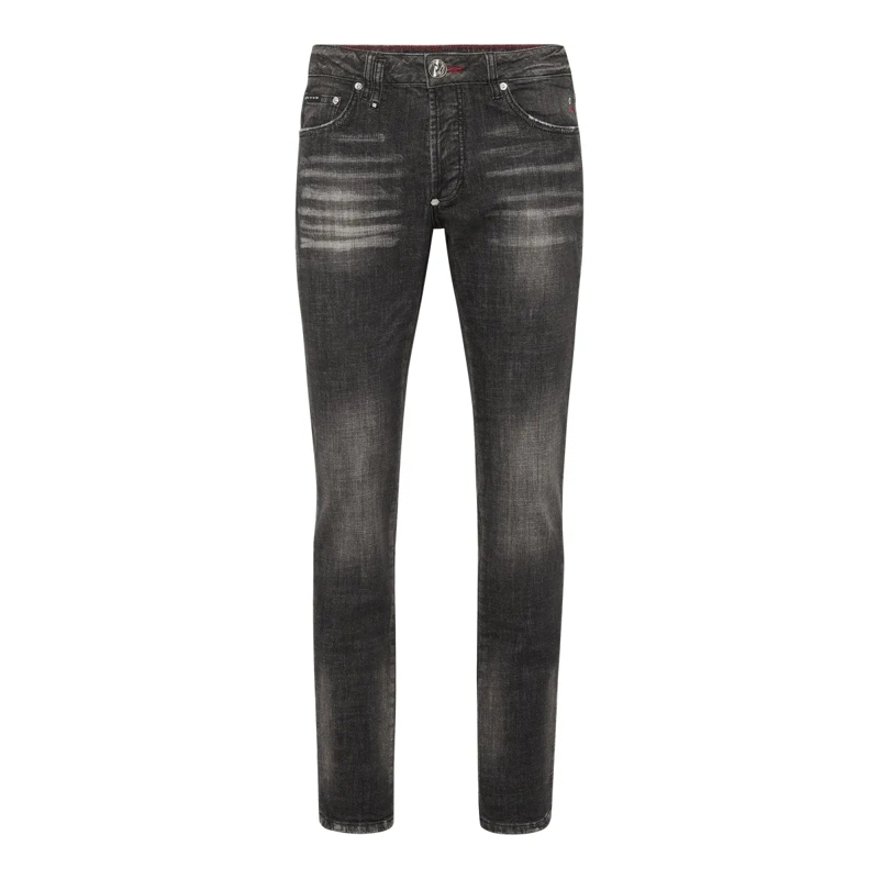 Philipp Plein Jeans mit geradem Bein Jeans Regular Fit Racing schwarz
