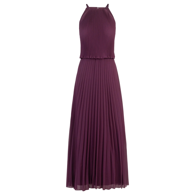 Apart Abendkleid Chiffonkleid dunkles violett