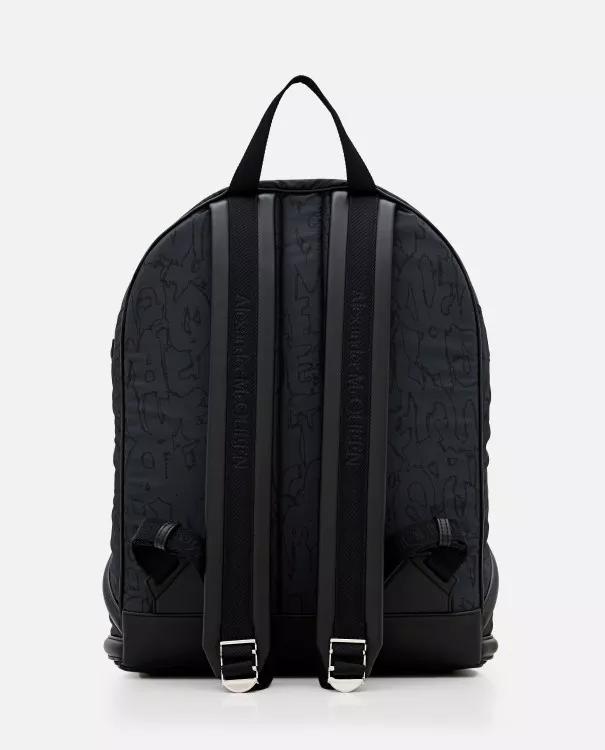 Alexander McQueen Harness Backpack Black Rucksack