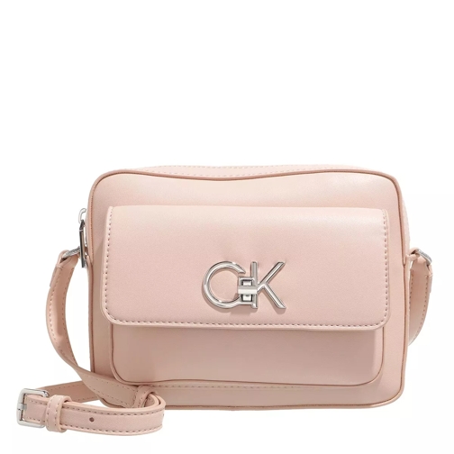 Calvin Klein Re-Lock Camera Bag With Flap Spring Rose Camera Bag