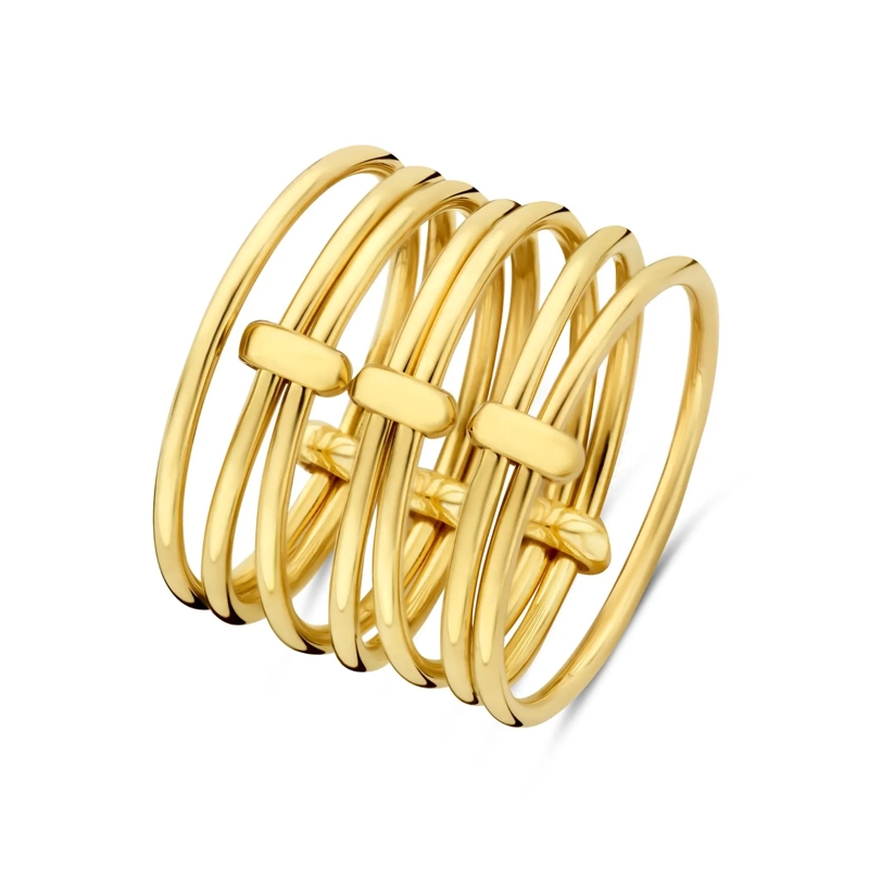 Isabel Bernard Mehrfachring Cour d'Honneur Adora 585 Gold Ring Gold