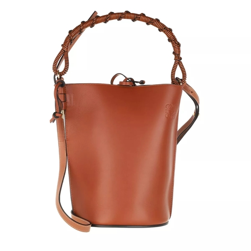 Loewe Gate Bucket Handle Bag Calfskin Rust Color Buideltas