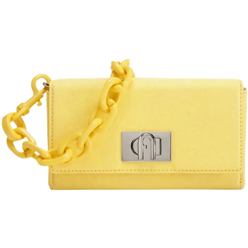 Furla Tote Bloombag Mini Shoulder Bag gelb