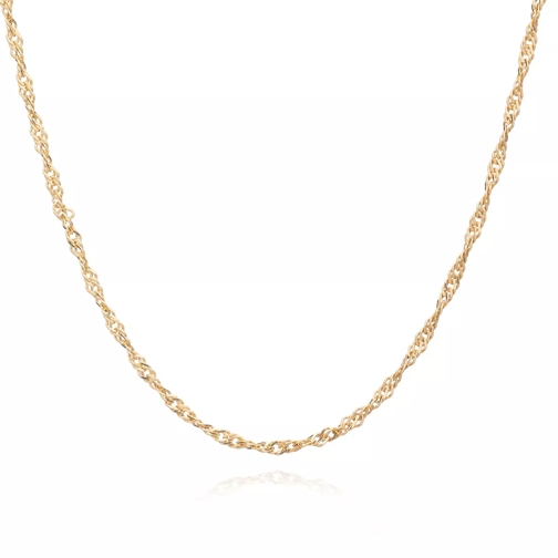 Rachel Jackson London Twist Chain Necklace Yellow Gold Long Necklace