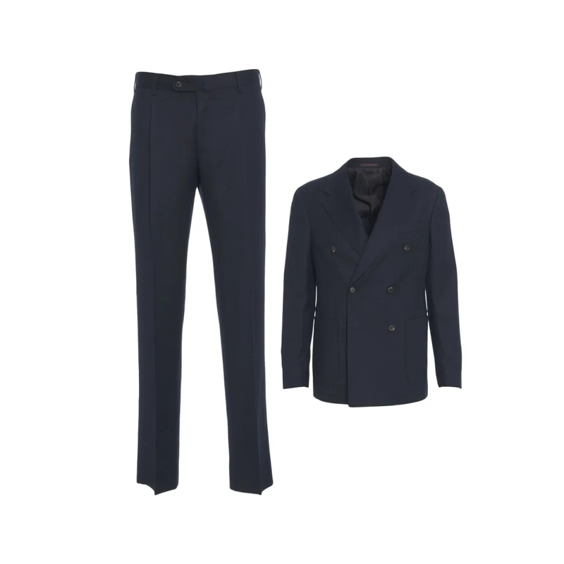 The Gigi Anzugkombination Double-Breasted Blazer And Chinos Ensemble Black
