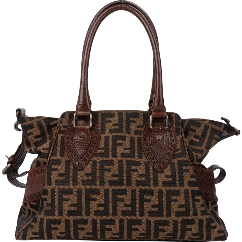 Fendi Schultertasche Fendi FF Monogram Zucca Piccola Handbag mehrfarbig
