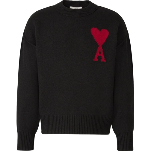 AMI Paris  Oversize Logo Sweater mehrfarbig