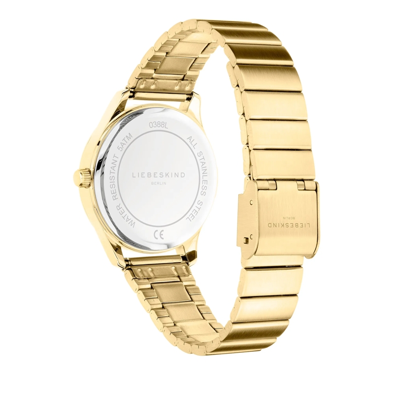 Liebeskind Berlin Quarzuhr Edelstahl The Round Staple gold(Image 3)
