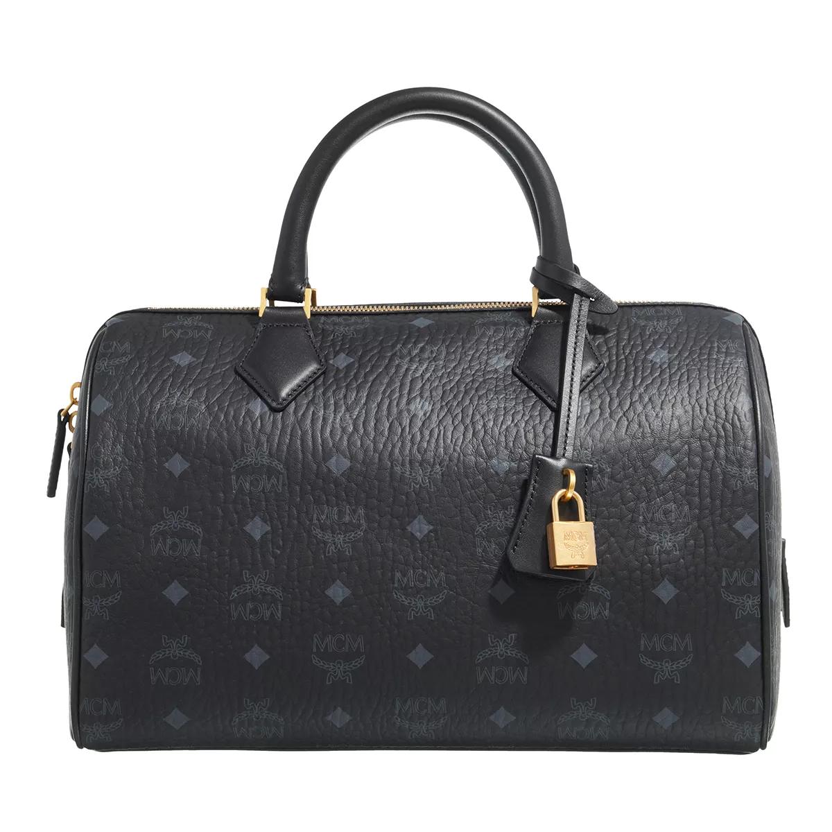 Mcm embossed outlet bag