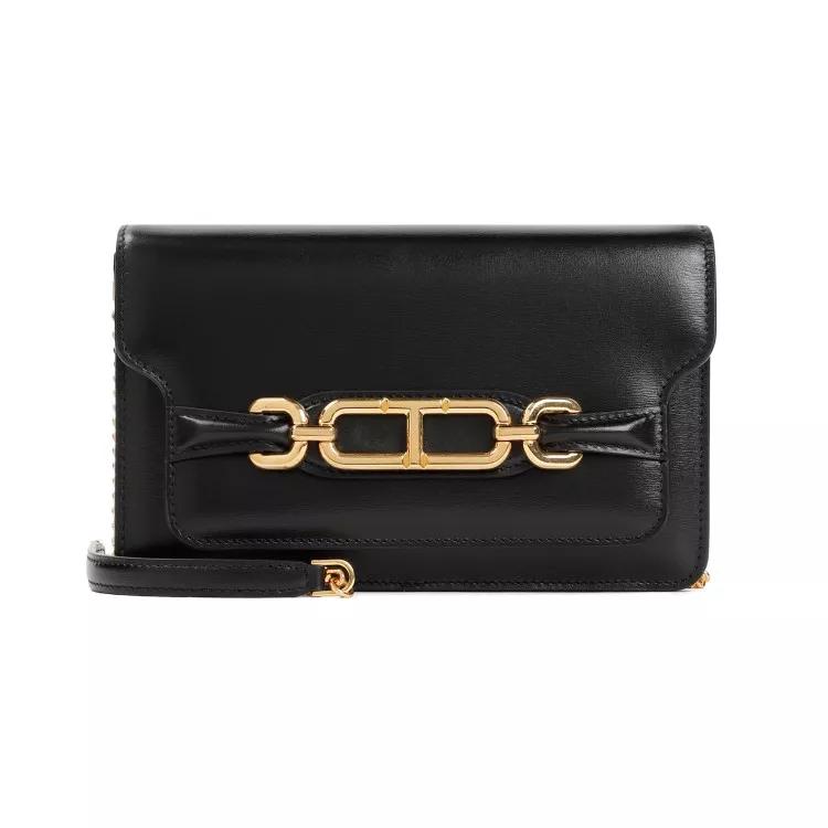 Tom Ford Shopper - Black Calf Leather Handbag - Gr. unisize - in Schwarz - für Damen