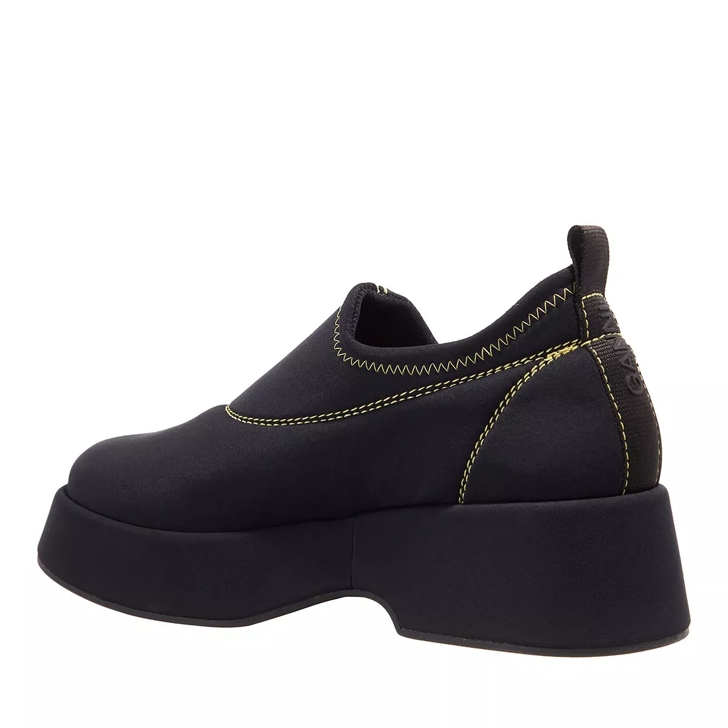 GANNI Retro Flatform Shoe Black Loafer