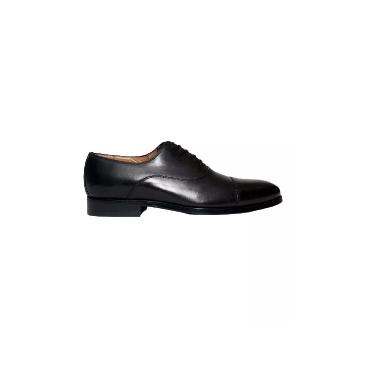 Ortigni Black Leather Lace-Up Black | Schnürschuhe display picture 3