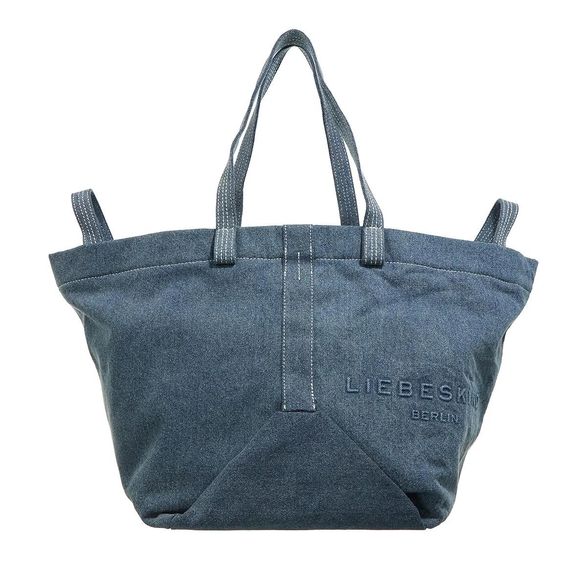 Liebeskind Berlin Shopper - Elvira Blue Denim Shopper L - Gr. unisize - in Blau - für Damen