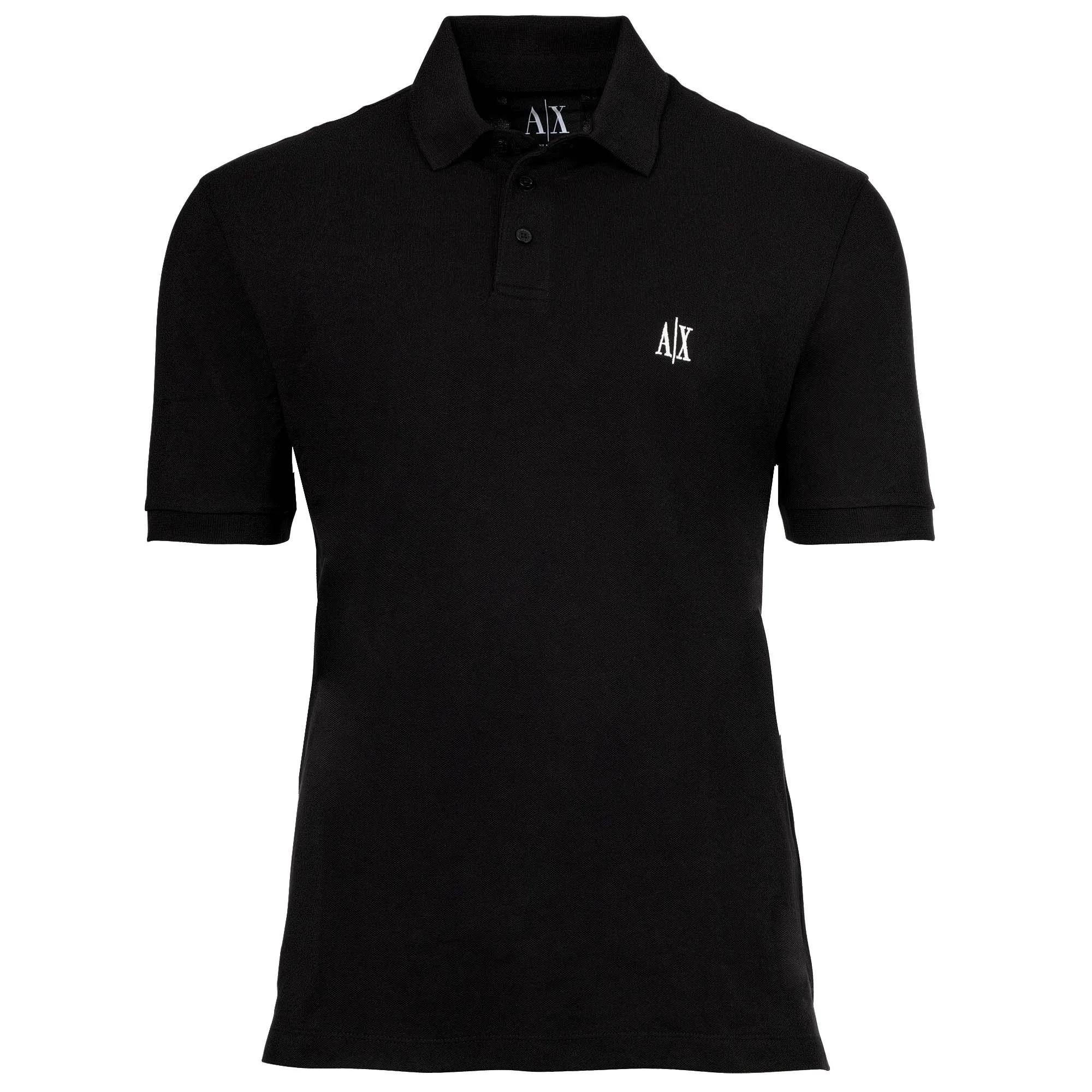 Armani Exchange Herren Schwarz - Ax Poloshi - Größe 2XL