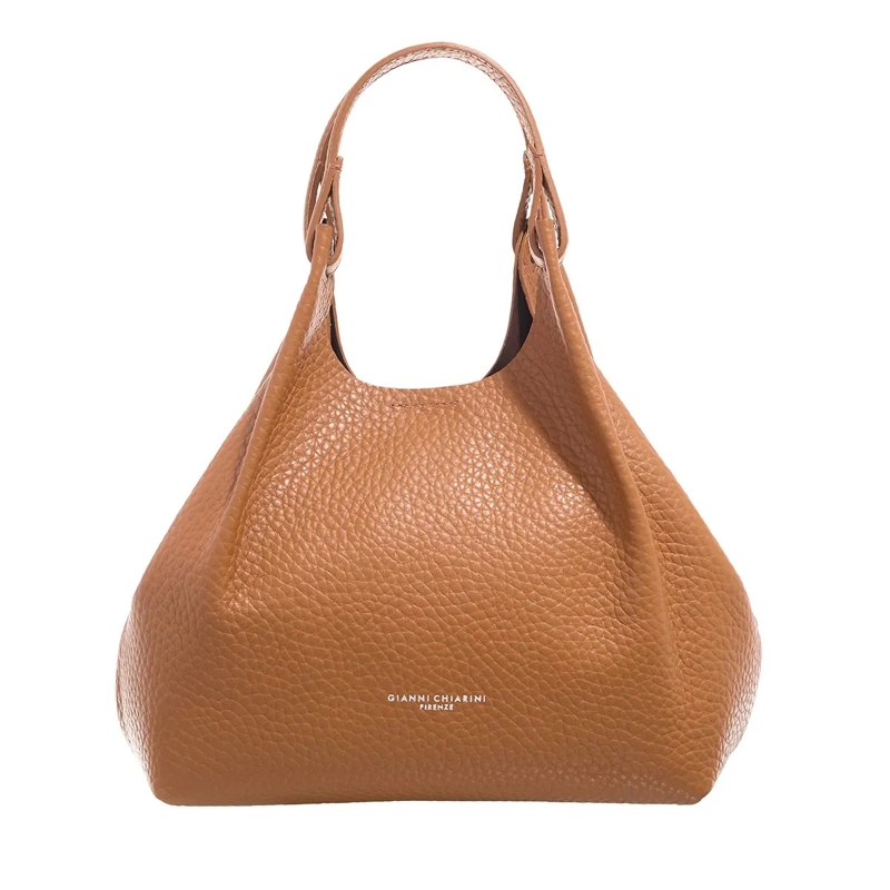 Gianni Chiarini Tote Dua Hobo Bag Medium Cuoio-T.Moro