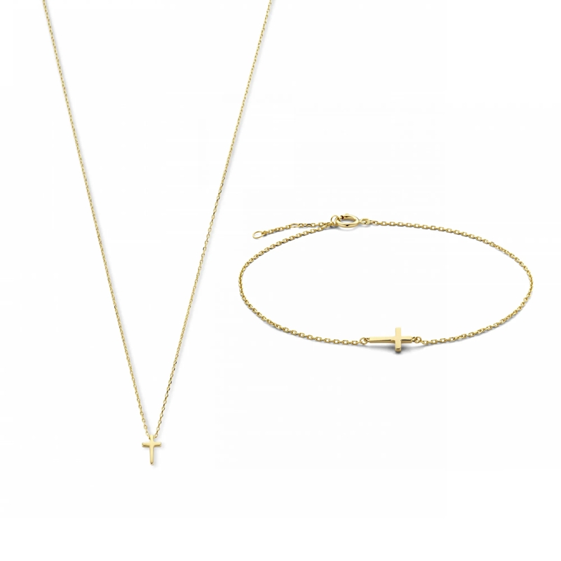 Isabel Bernard Bracelet Cadeau d'Isabel 585 Gold Geschenkset Gold