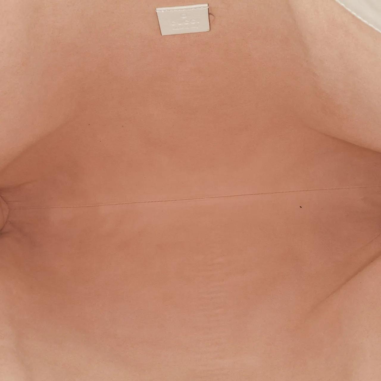 Thumbnail - Gucci Shopper - 2016-2024 Large Web Leather Rajah Tote - Gr. unisize - in Weiß - für Damen