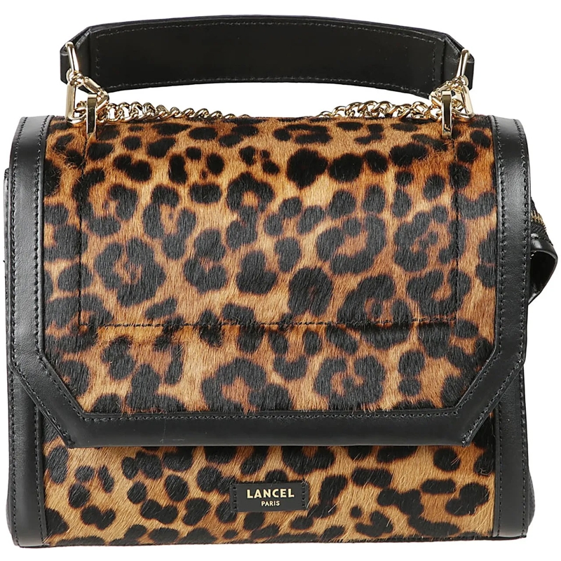 Lancel Tote Ninon Medium Flap Bag Black schwarz