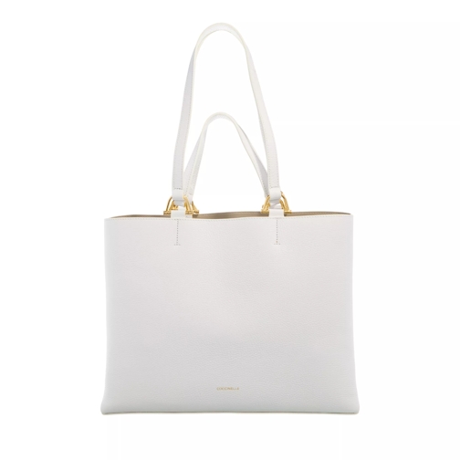 Coccinelle Hop On Handbag Brillant White Shopping Bag