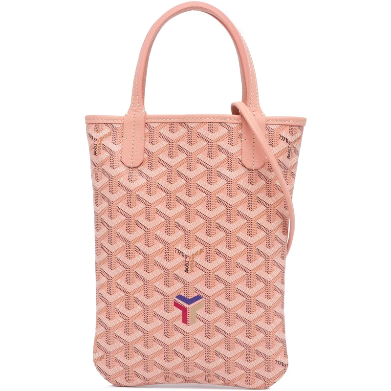 GOYARD Sac à bandoulière Goyardine Poitiers Claire Voie rose