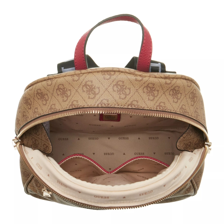 Guess vintage logo print backpack best sale