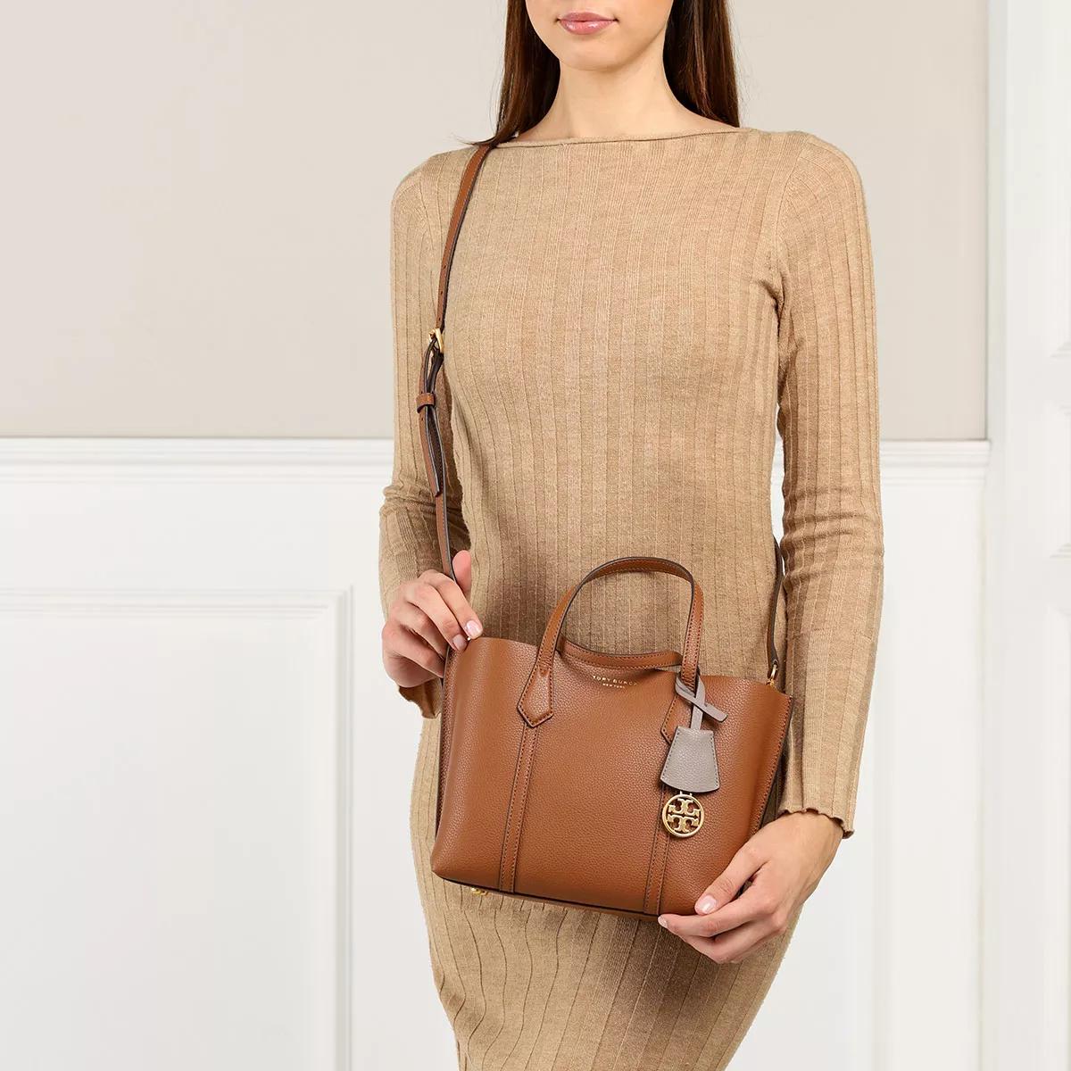 Tory Burch Umber Perry Small Triple-Compartment Tote at FORZIERI UK