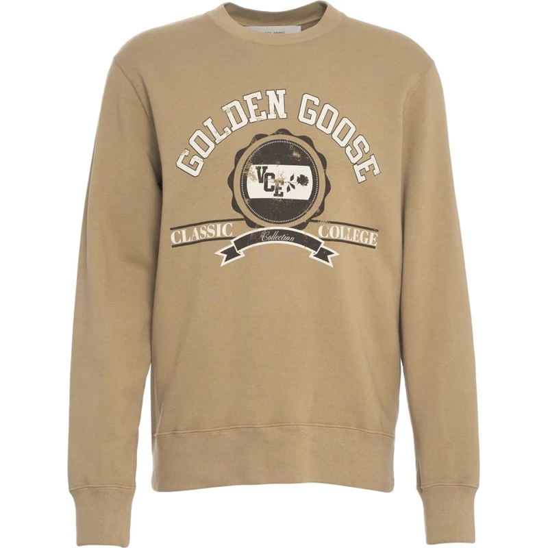 Golden Goose T-shirt Sweatshirt 'Archibald' braun