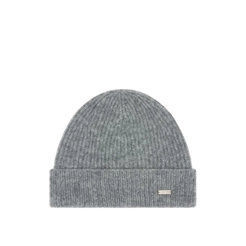 Tom Ford Hut Ribbed Melange Hat With Cashmere Grey
