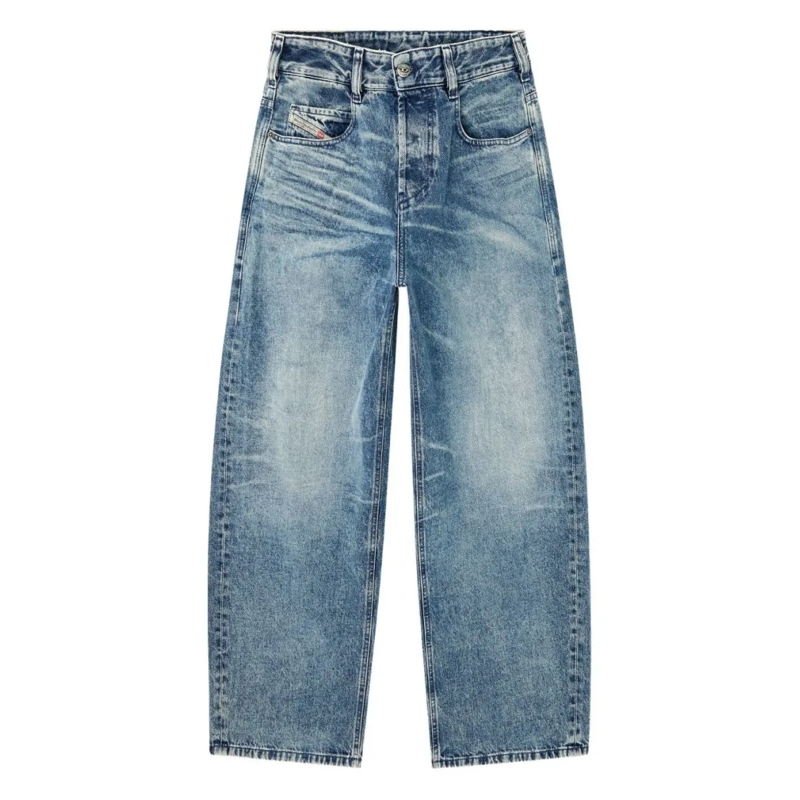 Diesel Jeans Relaxed Wide-Leg Jeans Blue