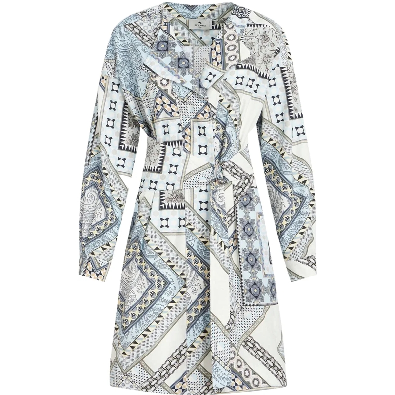 Etro Minikleid Dresses Clear Blue blau