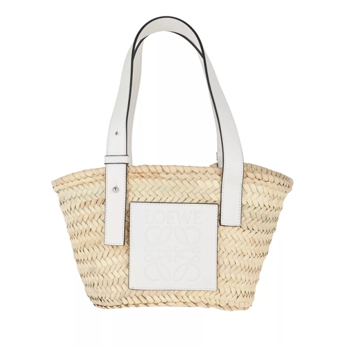 Loewe Small Basket Bag Natural White Stråväska