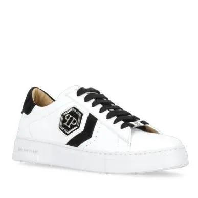 Philipp Plein Low-Top Sneaker - Lo-Top Arrow Force Sneakers - Gr. 40 (EU) - in Weiß - für Damen