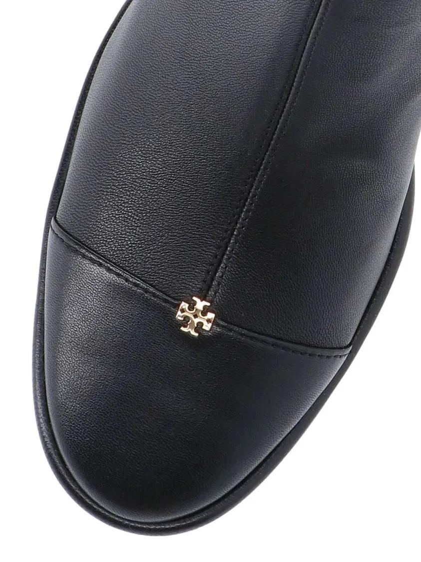 Thumbnail - Tory Burch Stiefel - Streamlined Black Boots With Sturdy Sole And Timel - Gr. 10 - in Schwarz - für Damen