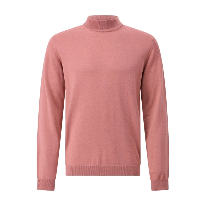 Roberto Collina Rollkragenpullover Pullover mit Stehkragen blau(Image 7)