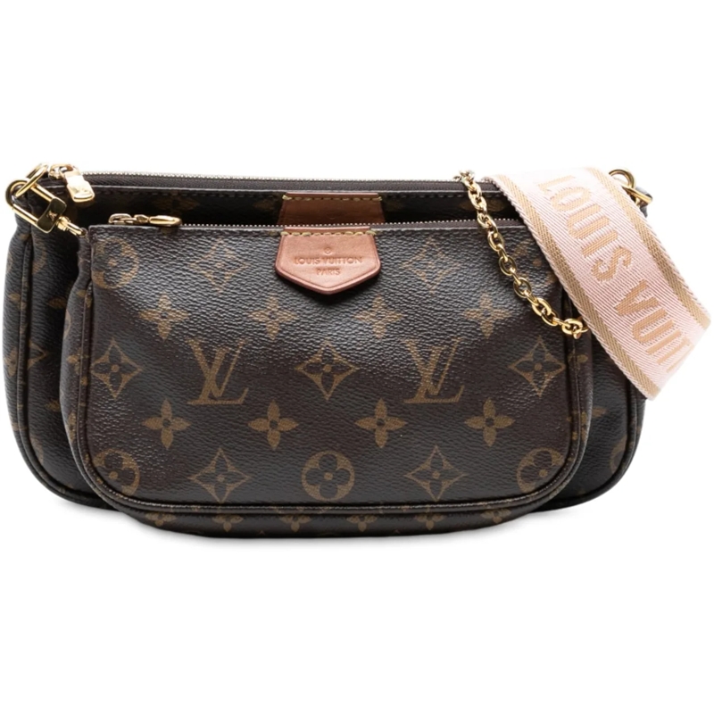 Louis Vuitton Schultertasche Monogram Multi Pochette Accessoires braun
