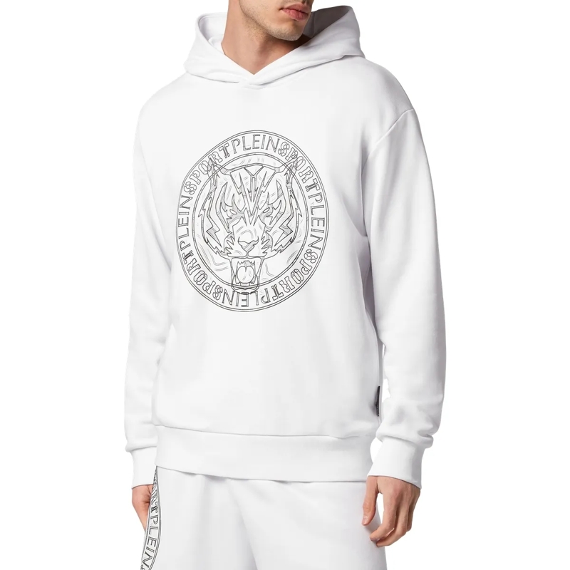 Plein Sport Top Hoodie Tiger weiss(Image 3)