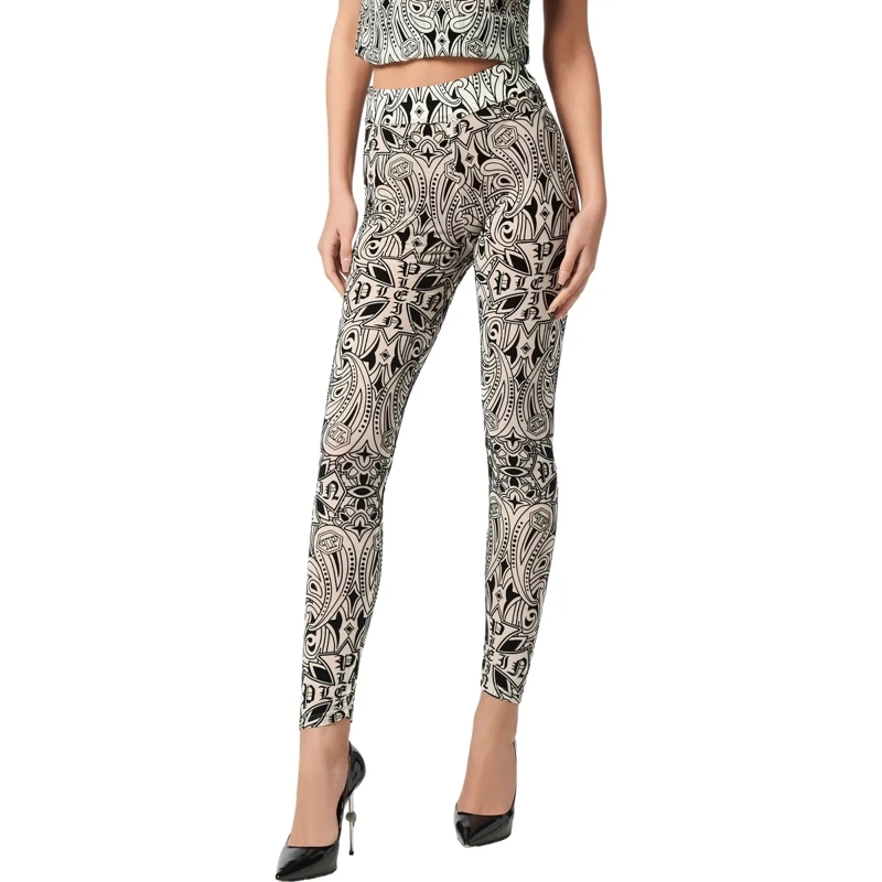Philipp Plein Leggings Jogging-Leggings Gothic Plein nude(Image 3)