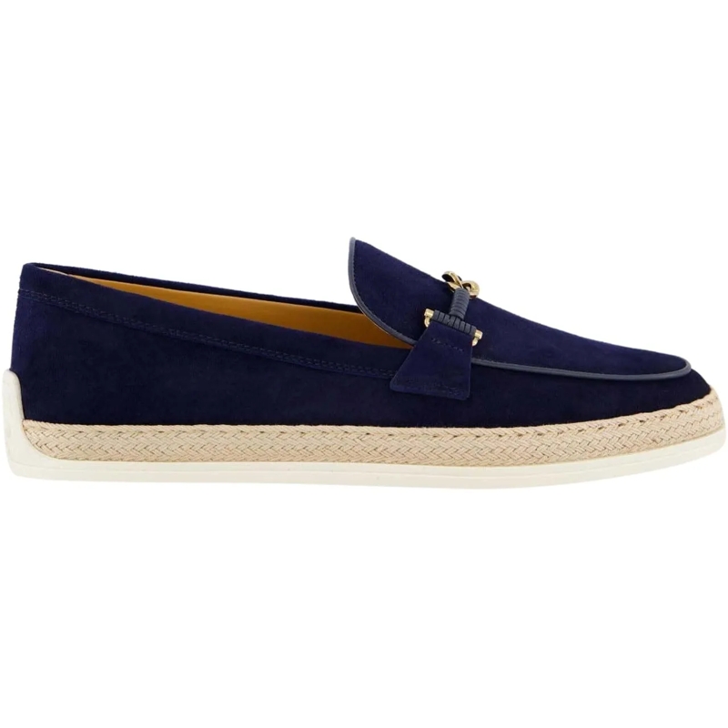 Tod's Sneaker basse Dames Gomma Rafia Mocassin Blauw blau