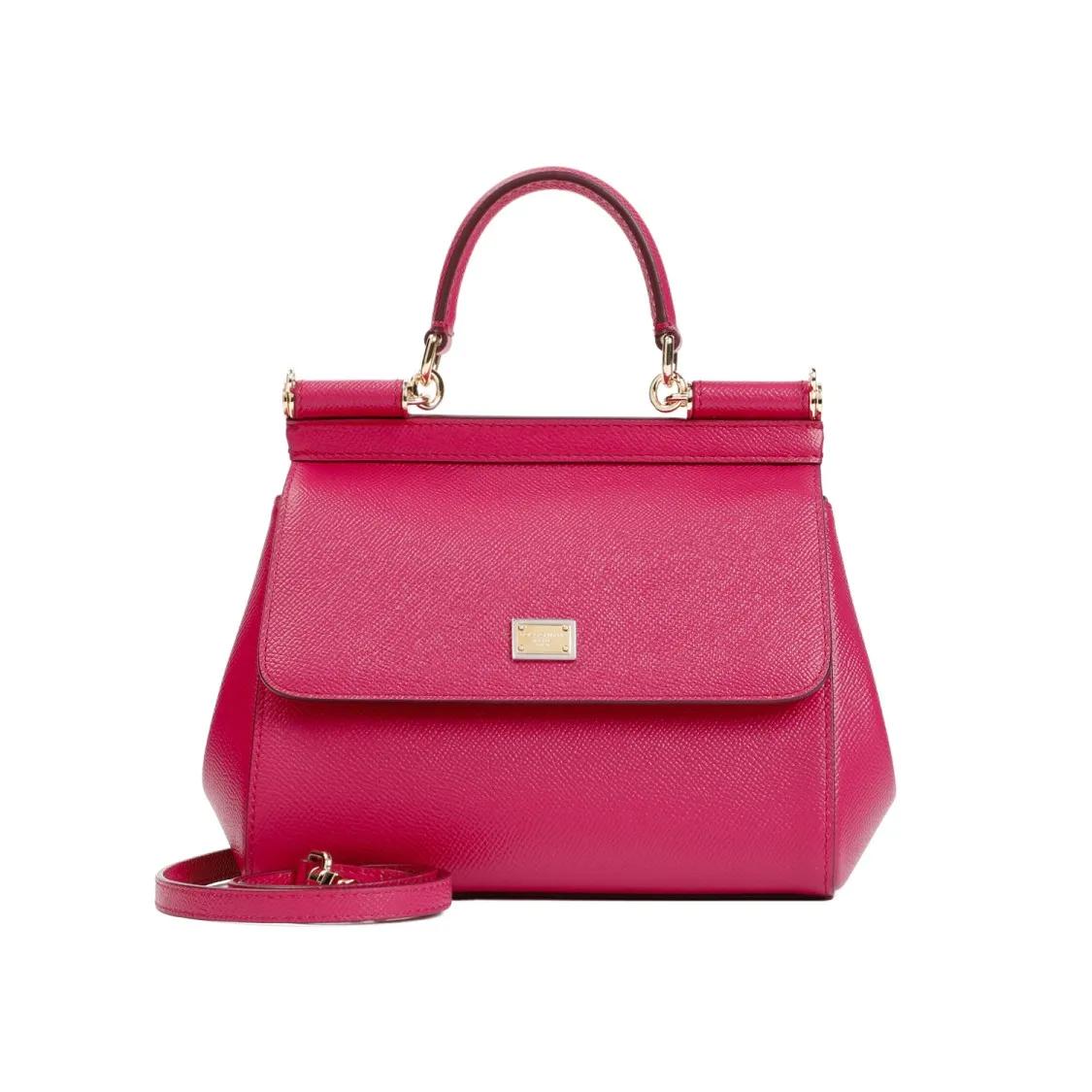 Dolce&Gabbana Shopper - Ciclamino Leather Miss Sicily Bag - Gr. unisize - in Rosa - für Damen